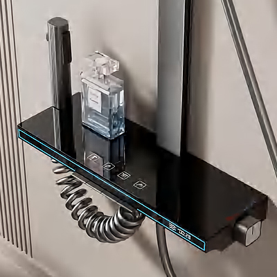 按键四功能淋浴花洒套装 按键四功能淋浴花洒套装