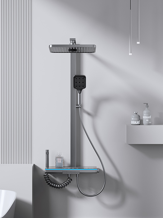 按键四功能花洒套装 按键四功能花洒套装
